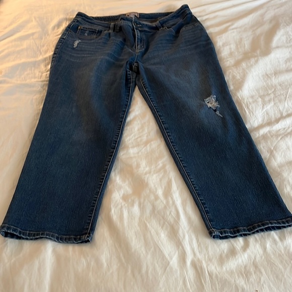 Chico's Distressed Ankle Jeans Size 2.5/US - Picture 2 of 8